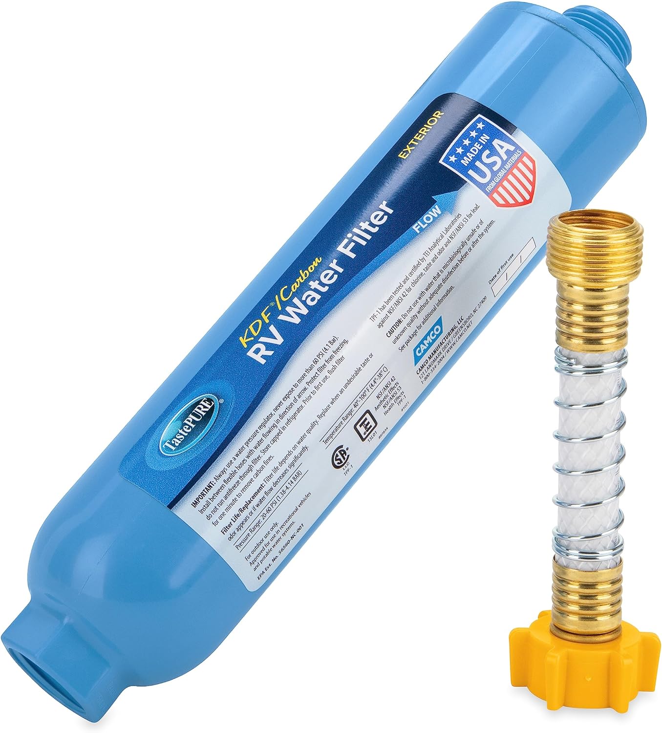 Camco TastePURE RV Water Filter